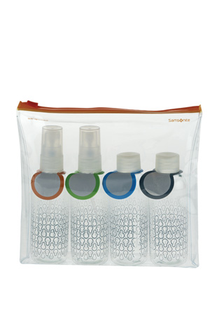 U23-503 ����� �������� Samsonite Toiletry Bottle Set
